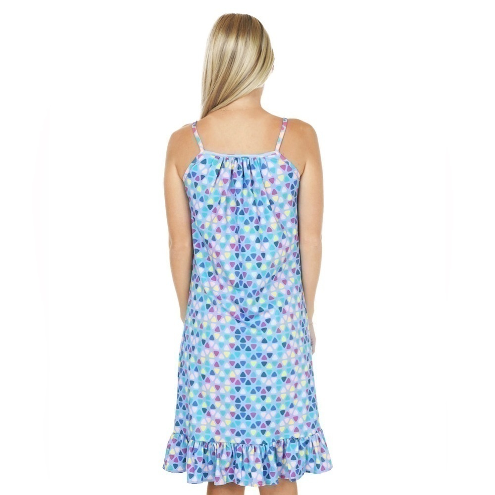 Chelsea Gunn- MALDIVES SPAGHETTI STRAP RUFFLE DRESS - Picture 3 of 10